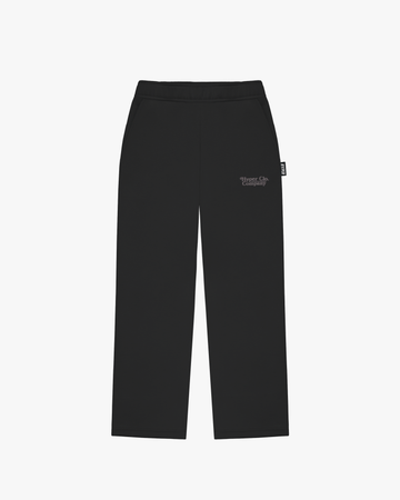 BLACK MINIMAL HYPER SWEATPANTS
