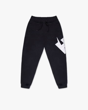 HYPER PUFFER WHITE LOGO SWEATPANTS