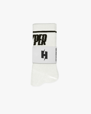 HYPER HIGH CREW WHITE SOCKS
