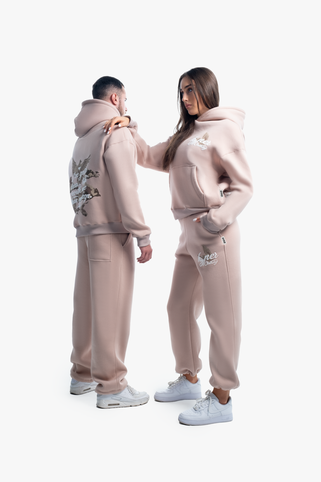 BEIGE DREAM HYPER SWEATPANTS