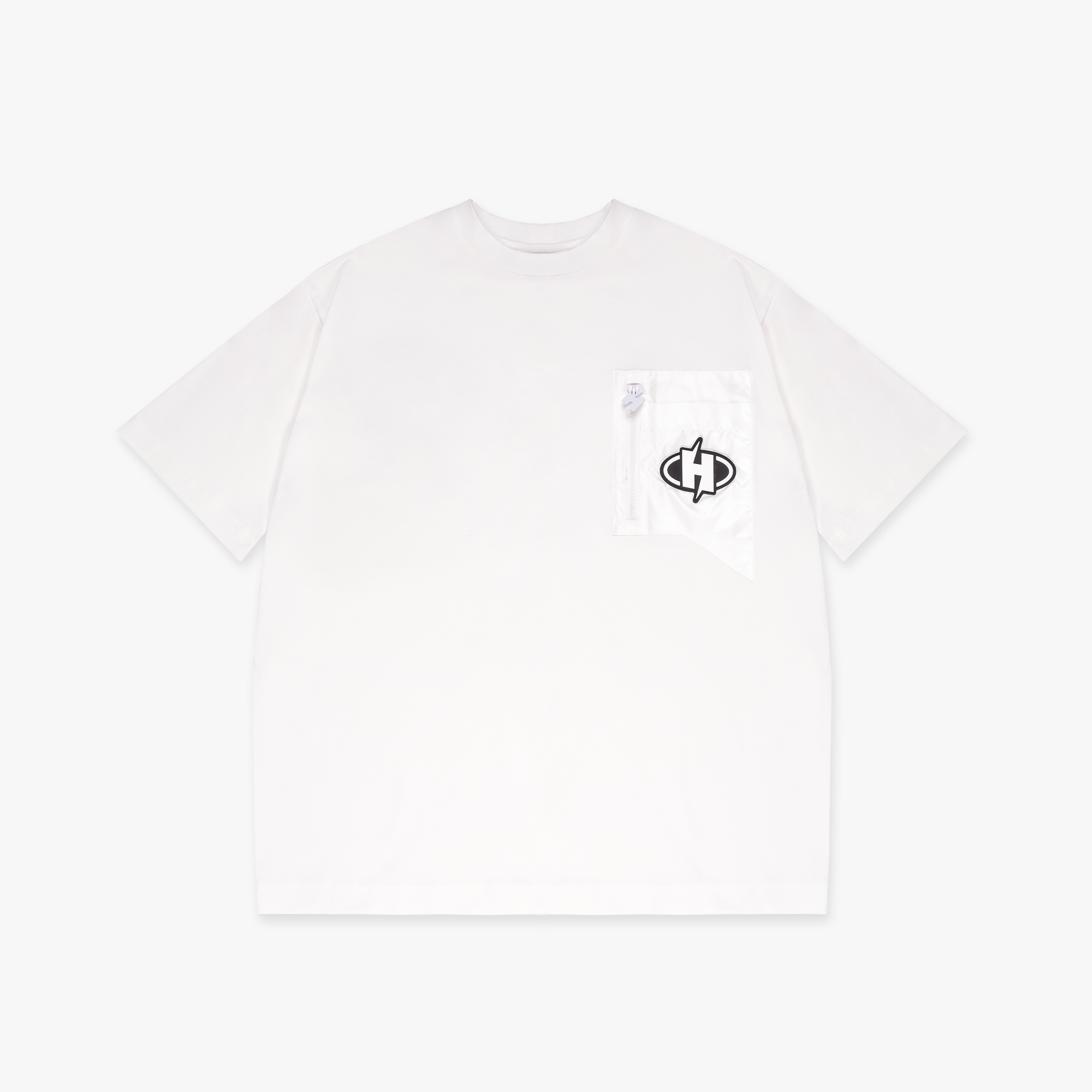 HYPER WHITE POCKET TEE