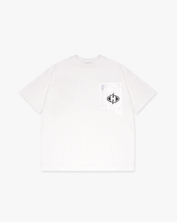HYPER WHITE POCKET TEE