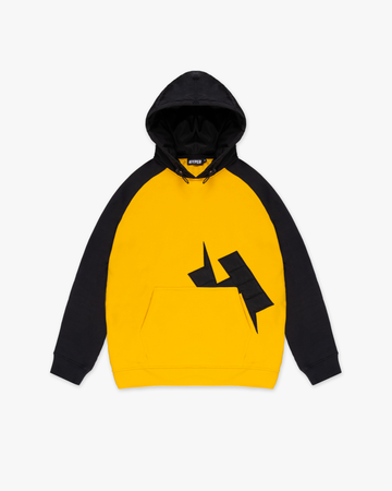 HYPER PUFFER BLACK LOGO HOODIE